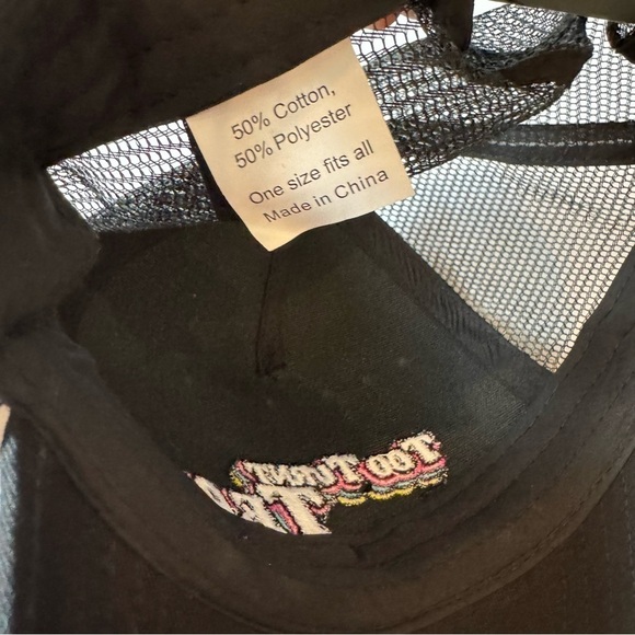 Too Turnt Tea Mesh Snapback Mens Black NOCA - Picture 6 of 6